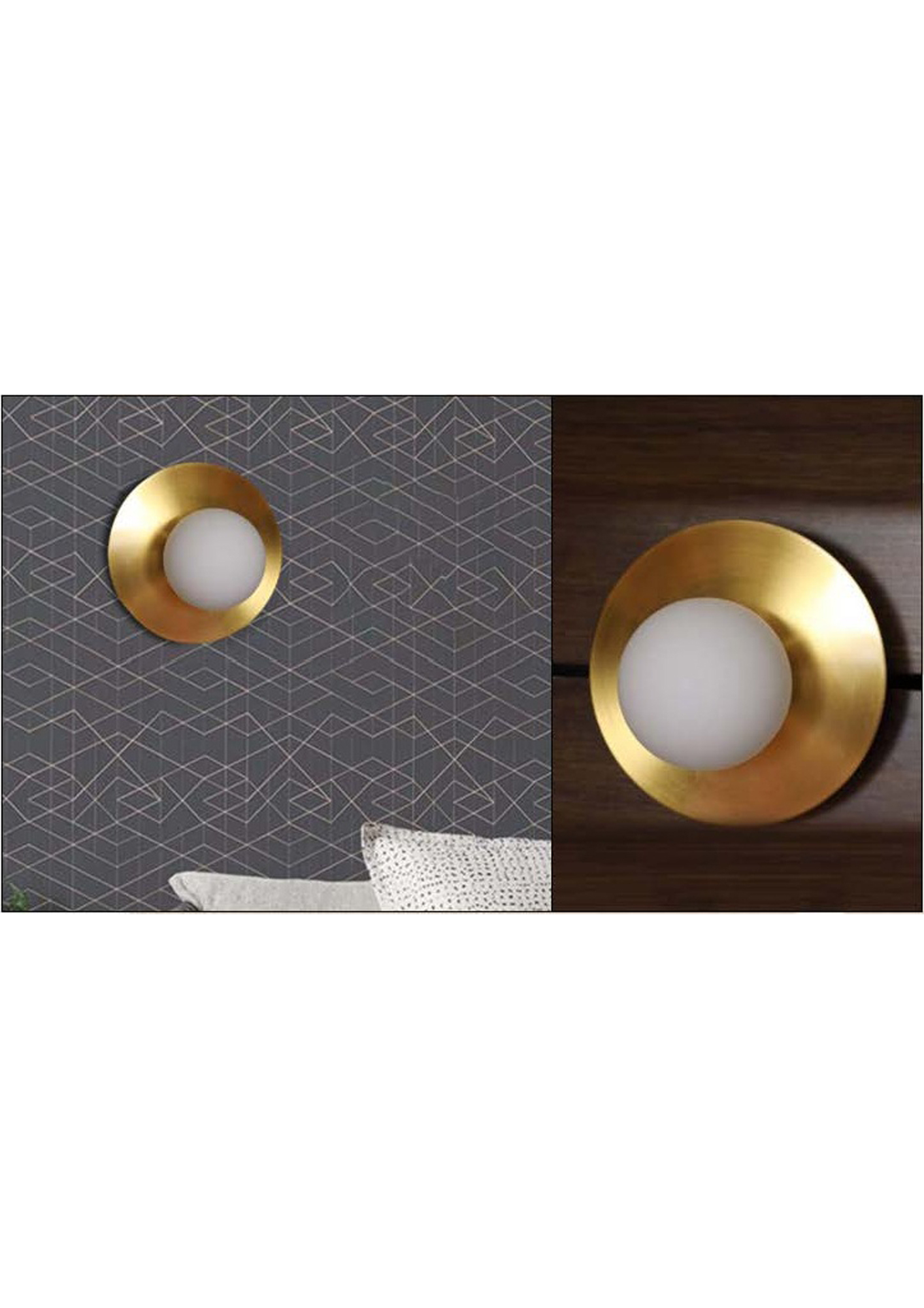 Beyond Lights - Brass Wall Light- GL